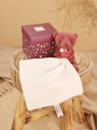 Plüss mackó kendővel dédelgetéshez My Little Bear Doudou et Compagnie ajándékcsomagolásban több színben 10 cm 0 hó-tól