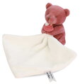 Plüss mackó kendővel dédelgetéshez My Little Bear Doudou et Compagnie ajándékcsomagolásban több színben 10 cm 0 hó-tól