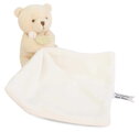 Plüss mackó kendővel dédelgetéshez My Little Bear Doudou et Compagnie ajándékcsomagolásban több színben 10 cm 0 hó-tól