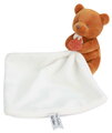 Plüss mackó kendővel dédelgetéshez My Little Bear Doudou et Compagnie ajándékcsomagolásban több színben 10 cm 0 hó-tól