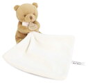 Plüss mackó kendővel dédelgetéshez My Little Bear Doudou et Compagnie ajándékcsomagolásban több színben 10 cm 0 hó-tól