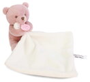 Plüss mackó kendővel dédelgetéshez My Little Bear Doudou et Compagnie ajándékcsomagolásban több színben 10 cm 0 hó-tól