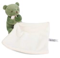 Plüss mackó kendővel dédelgetéshez My Little Bear Doudou et Compagnie ajándékcsomagolásban több színben 10 cm 0 hó-tól