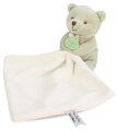 Plüss mackó kendővel dédelgetéshez My Little Bear Doudou et Compagnie ajándékcsomagolásban több színben 10 cm 0 hó-tól