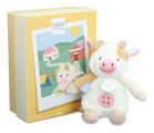 Plyšové zvieratko so zvukom The Farm Doudou with Sound Box Doudou et Compagnie v darčekovom balení rôzne druhy 17 cm od 0 mes DC4358