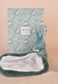 Plüss nyuszi dédelgetéshez kendővel Bunny with a Comforter Sage Green Doudou et Compagnie ajándékcsomagolásban zöld 10 cm 0 hó-tól