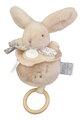 Plyšový zajačik s melódiou Lapin Doudou Music Box Beige Doudou et Compagnie v darčekovom balení béžový 20 cm od 0 mes