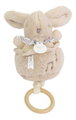 Plyšový zajačik s melódiou Lapin Doudou Music Box Beige Doudou et Compagnie v darčekovom balení béžový 20 cm od 0 mes