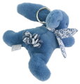 Plyšový zajačik prívesok na kľúče Keyring Bag Charm Doudou et Compagnie viac farieb od 24 mes DC4374