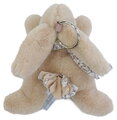 Plyšový zajačik prívesok na kľúče Keyring Bag Charm Doudou et Compagnie viac farieb od 24 mes DC4374