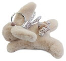 Plyšový zajačik prívesok na kľúče Keyring Bag Charm Doudou et Compagnie viac farieb od 24 mes DC4374