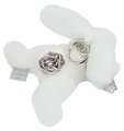 Plyšový zajačik prívesok na kľúče Keyring Bag Charm Doudou et Compagnie viac farieb od 24 mes DC4374