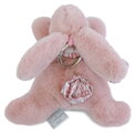 Plyšový zajačik prívesok na kľúče Keyring Bag Charm Doudou et Compagnie viac farieb od 24 mes DC4374