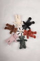 Plyšový medvedík prívesok na kľúče Pink Bear Bag Charm Doudou et Compagnie ružový 20 cm od 24 mes DC4382