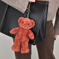 Plyšový medvedík prívesok na kľúče Terracotta Bear Bag Charm Doudou et Compagnie ružový 20 cm od 24 mes DC4386
