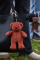 Plyšový medvedík prívesok na kľúče Terracotta Bear Bag Charm Doudou et Compagnie ružový 20 cm od 24 mes DC4386