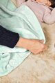 Deka pre bábätko Almond Green Blanket Doudou et Compagnie zelená 100*70 cm od 0 mes DC4573