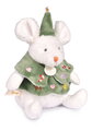 Plyšová myška s vianočným motívom Les Souris de Noel Doudou et Compagnie rôzne farby 15 cm od 0 mes