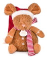 Plyšová myška s vianočným motívom Les Souris de Noel Doudou et Compagnie rôzne farby 15 cm od 0 mes