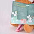 Plyšová myška s vianočným motívom Les Souris de Noel Doudou et Compagnie rôzne farby 15 cm od 0 mes