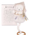 Plyšový medvedík s melódiou Doudou 25 Years Music Box Beige Doudou et Compagnie narodeninová edícia béžový 20 cm od 0 mes