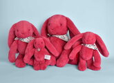 Plyšový zajac Bunny Fuchsia Doudou et Compagnie ružový 50 cm od 0 mes DC4597