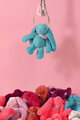 Plyšový zajačik Bunny Fleurette Turquoise Doudou et Compagnie modrý 35 cm od 0 mes DC4595