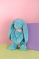 Plyšový zajac Bunny Turquoise Doudou et Compagnie modrý 50 cm od 0 mes DC4598