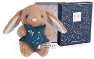 Plyšový zajačik s hviezdičkou Kozorožec Brown Bunny Capricorn Astro Plush with Comforter Doudou et Compagnie v darčekovom balení hnedý 12 cm od 0 mes 