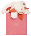 Plyšový zajačik na maznanie Bunny Bonbon Terracotta Plush Doudou et Compagnie oranžový 20 cm od 0 mes DC4664