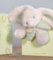 Plyšový zajačik na maznanie Bunny Bonbon Dusty Blue Plush Doudou et Compagnie modrý 20 cm od 0 mes DC4665