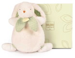 Plyšový zajačik na maznanie Bunny Bonbon Sage Green Doudou et Compagnie zelený 25 cm od 0 mes DC4666
