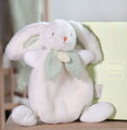 Plyšový zajačik na maznanie Bunny Bonbon Sage Green Doudou et Compagnie zelený 25 cm od 0 mes DC4666