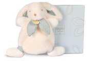 Plyšový zajačik na maznanie Bunny Bonbon Dusty Blue Doudou et Compagnie modrý 25 cm od 0 mes DC4668
