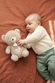 Plyšový medvedík s pohybmi dýchania Bear Breathing Plush Respi'rêves Doudou et Compagnie so svetlom bielym šumom a hudbou hnedý 28 cm od 0 mes DC4684