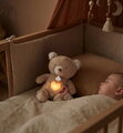 Plyšový medvedík s pohybmi dýchania Bear Breathing Plush Respi'rêves Doudou et Compagnie so svetlom bielym šumom a hudbou hnedý 28 cm od 0 mes DC4684