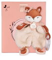 Plyšová líštička s hrkálkou Mina Rattle Doudou et Compagnie v darčekovom balení oranžová 18 cm od 0 mes DC4687