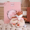 Plyšová líštička na maznanie Mina Doudou et Compagnie v darčekovom balení oranžová 29 cm od 0 mes DC4688