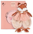 Plyšová líštička na maznanie Mina Doudou et Compagnie v darčekovom balení oranžová 29 cm od 0 mes DC4688