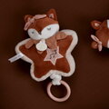 Plyšová líštička s melódiou Mina Music Box Doudou et Compagnie v darčekovom balení oranžová 16 cm od 0 mes DC4689