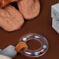 Darčeková sada pre bábätko Timo Slipper and Doudou Set Doudou et Compagnie papučky a líštička na maznanie v darčekovom balení modro-ružová 18 cm od 0 