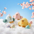 Plyšový vtáčik Chick Soft Toy Les Piou Doudou et Compagnie žltý 15 cm od 0 mes DC4702