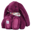 Plyšový zajačik Bunny Plum Doudou et Compagnie fialový 25 cm od 0 mes DC4704