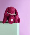 Plyšový zajačik Bunny Plum Doudou et Compagnie fialový 25 cm od 0 mes DC4704