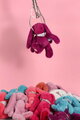 Plyšový zajačik Bunny Plum Doudou et Compagnie fialový 35 cm od 0 mes DC4705