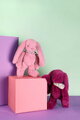 Plyšový zajačik Bunny Plum Doudou et Compagnie fialový 35 cm od 0 mes DC4705