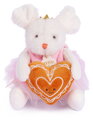 Plyšová myška Christmas Mouse Doudou et Compagnie vianočná kolekcia 3 druhy 15 cm od 0 mes DC4734