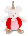 Plyšová myška Christmas Mouse Doudou et Compagnie vianočná kolekcia 3 druhy 15 cm od 0 mes DC4734