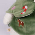 Plyšová myška Christmas Mouse Doudou et Compagnie vianočná kolekcia zelená 40 cm od 0 mes DC4738