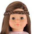 Čelenka Braid Headbands Ma Corolle hnedá pre 36 cm bábiku od 4 rokov